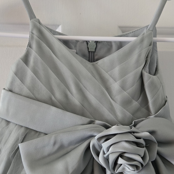 NWT Azazie Dito Flower Girl Dress, Size 2, Sage color - Picture 2 of 12
